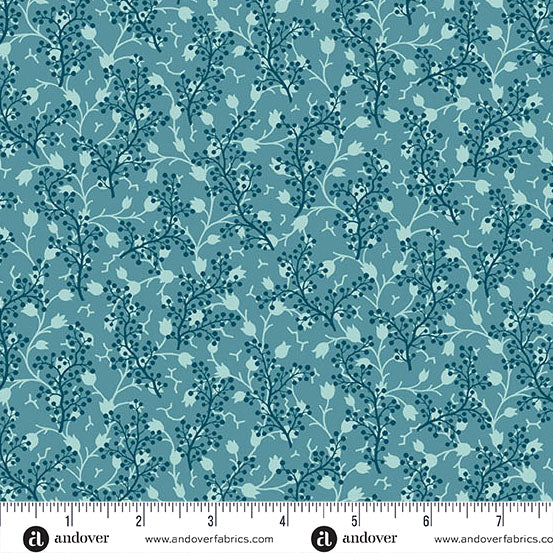 Fabric Andover Lakefront Coraline Lighthouse by the Quarter Yard A-1484-B