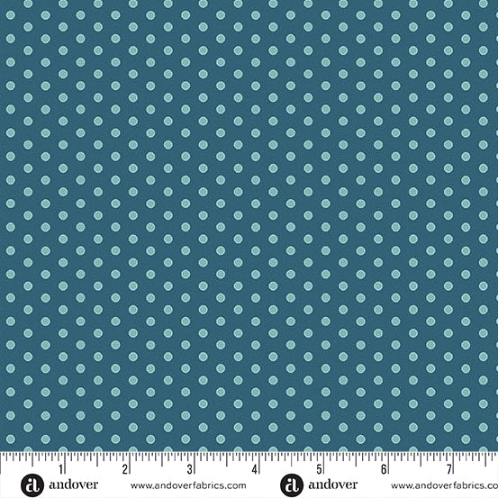 Fabric Andover Lakefront Glimmer Lighthouse by the Quarter Yard A-1487-B