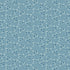 A repeating pattern of stylized leaf motifs in light blue and white on a dusty blue background.