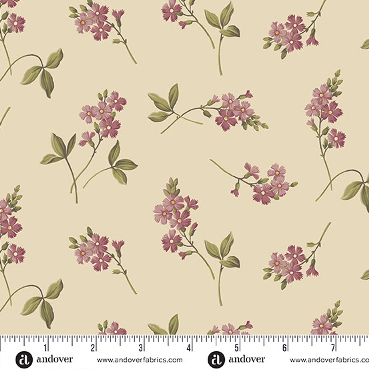 Fabric Andover Midnight Cornflower Farmer's Daughter by Laundry Basket Quilts by the Quarter Yard A-10092-L