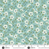Fabric Andover Misty Blue In Bloom Heartland by the Quarter Yard A-1585-B