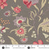 Fabric Andover Pewter Wildflowers Wildflower Cottage by the Quarter Yard 1590-C