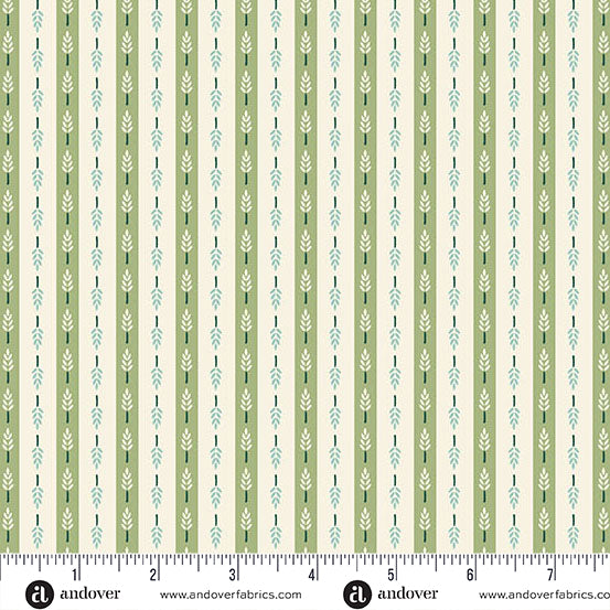 Fabric Andover Prairie Harvest Stripe Heartland by the Quarter Yard A-1588-G