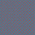 Geometric pattern with red and blue shapes on a blue background