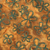 Fabric Anthology Batiks Bronze Flower Sketch Hazel by the Quarter Yard 2889Q-X