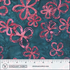 Fabric Anthology Batiks Dark Teal Flower Sketch Glee by the Quarter Yard 20007Q-X