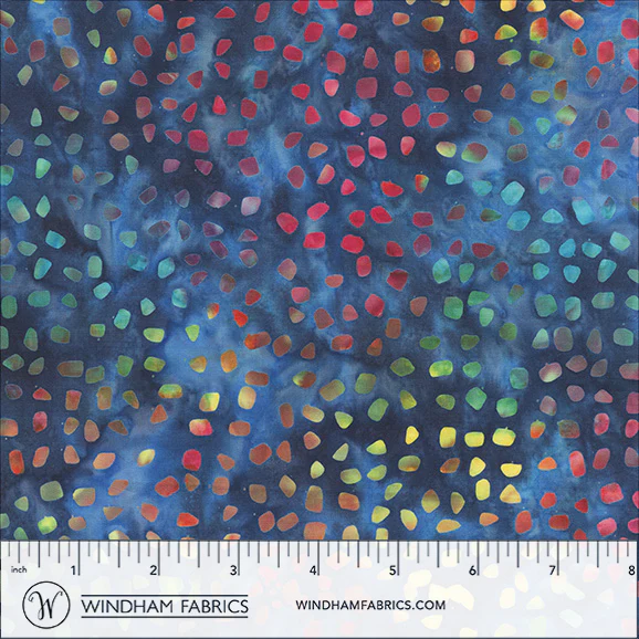 Fabric Anthology Batiks Glimmer Geos Glee by the Quarter Yard 20008Q-X