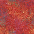 Red fabric with abstract leaf pattern