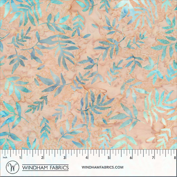 Fabric Anthology Batiks Sand Ferns Sway by the Quarter Yard 2786Q-X