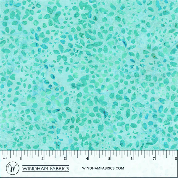 Fabric Anthology Batiks Sky Petals Sway by the Quarter Yard 2782Q-X