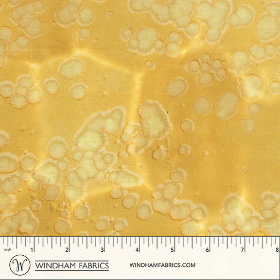 Fabric Anthology Batiks Straw Yellow Acid Wash Daydream by the Quarter Yard 8101Q-7