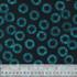 Fabric Anthology Black Petal Wheels JDJ Lagoon Batiks by the Quarter Yard 3630Q-X