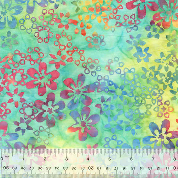 Fabric Anthology Blush Blossom Star Garden BeColourful Blush Batiks by the Quarter Yard BCB25Q-X