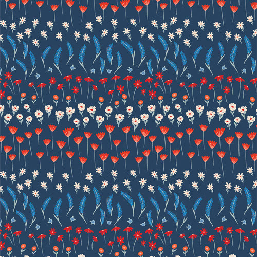 Fabric Art Gallery Liberty Garden Bloomin' Americana by the Quarter Yard BAM-47104