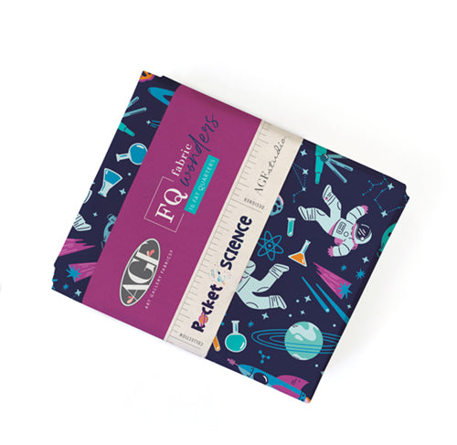 Fabric Art Gallery Precuts Rocket Science Fat Quarter Bundle FQW-RKS