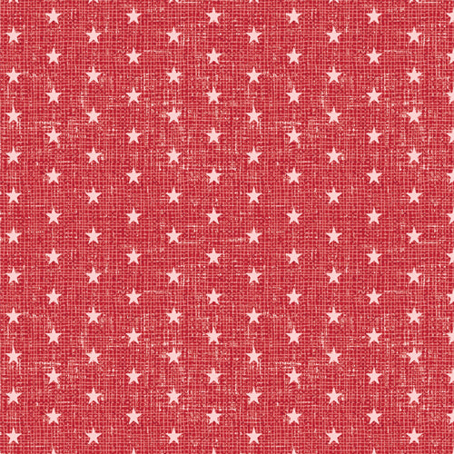 Fabric Art Gallery Red Starry Dreams Bloomin' Americana by the Quarter Yard BAM-47101