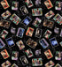 Fabric Benartex Black Hallows Boxes Harry Potter 2nd Edition by the Quarter Yard 15264-12