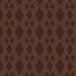 A repeating geometric pattern of interlocking diamond outlines in a warm tan/beige tone over a dark brown background.