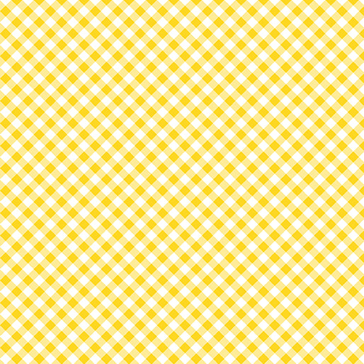 Yellow and white checkered pattern
