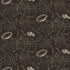 Dark brown fabric featuring a repeating white football-themed tactical play pattern with illustrated footballs, whistles, and play call diagrams.