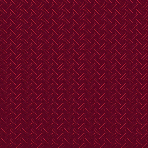 Fabric Benartex Claret Herringbone Documentaries by the Quarter Yard 14492-19