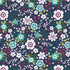 Fabric Benartex Cobalt Seaside Garden 108" Wide Back by the Quarter Yard 17187W-50
