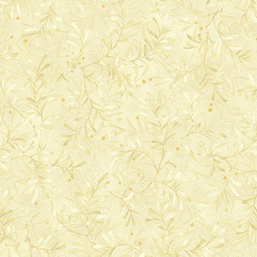 Beige background with subtle leaf pattern