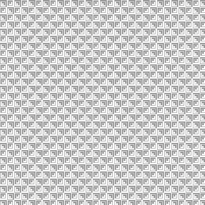 A repeating gray and white geometric pattern of small square motifs arranged in a grid across the full frame.