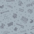 Fabric Benartex Gray Shadow Words Harry Potter 2nd Edition by the Quarter Yard 15224-11