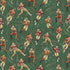 A repeating pattern of American football players in orange, gold, and red uniforms on a green field with white play-call markings and the words offense, defense, blitz, and hit.