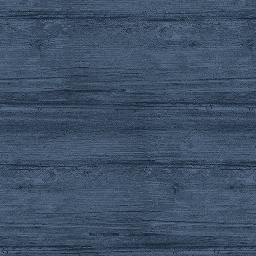 Fabric Benartex Harbor Blue Washed Wood by the Quarter Yard 7709-55