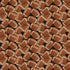 A repeating pattern of brown American footballs with white laces on a black background.
