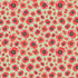A repeating watercolor-style floral pattern of red poppy flowers with dark centers on a pale yellow-green background.