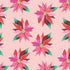 Fabric Benartex Light Pink Painterly Poinsettia Pearlescent Magical Season by the Quarter Yard 16729P-01