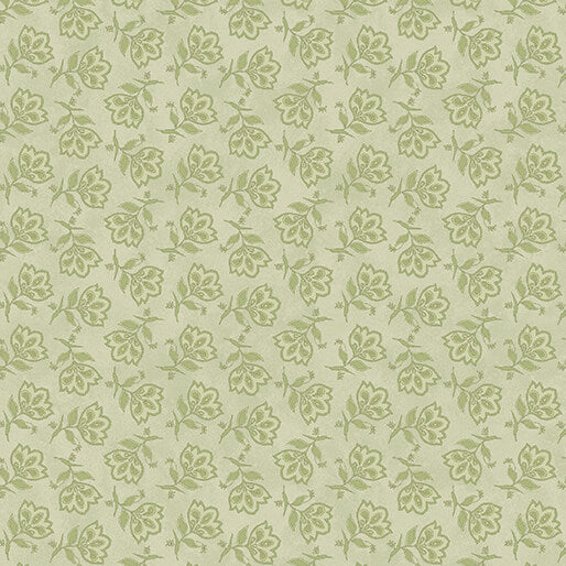 Fabric Benartex Light Sage Tossed Jacobean Prairie Chicks by the Quarter Yard 3114-04