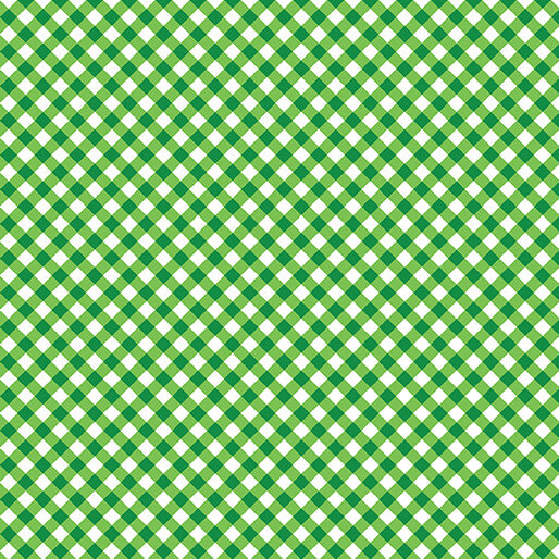 Green and white checkered pattern