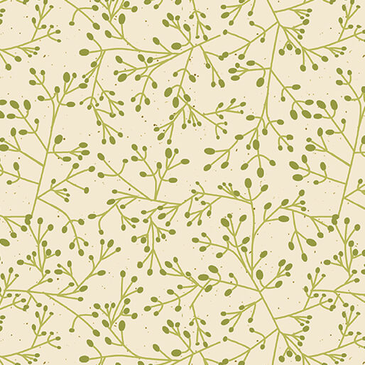 Fabric Benartex Lime Tallium Tangle Wishflower by the Quarter Yard 16695-43