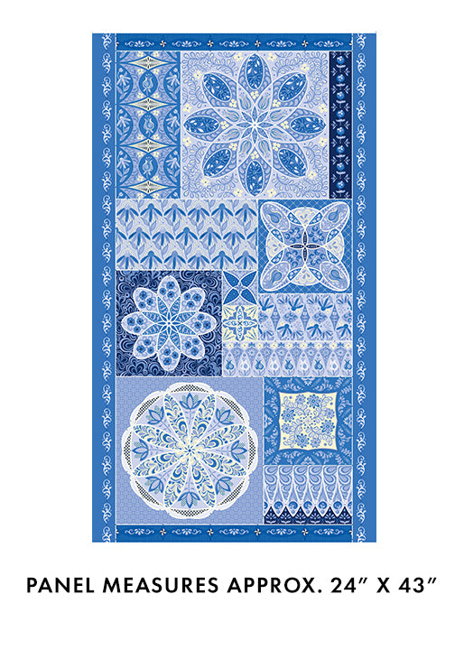 Fabric Benartex Moonlight Serenade Ruler Panel 17222-56