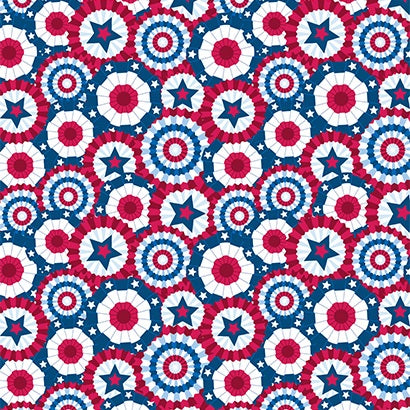 Fabric Benartex Multi Banner Celebration Patriotic 108" Wide Back by the Quarter Yard 15017W-99