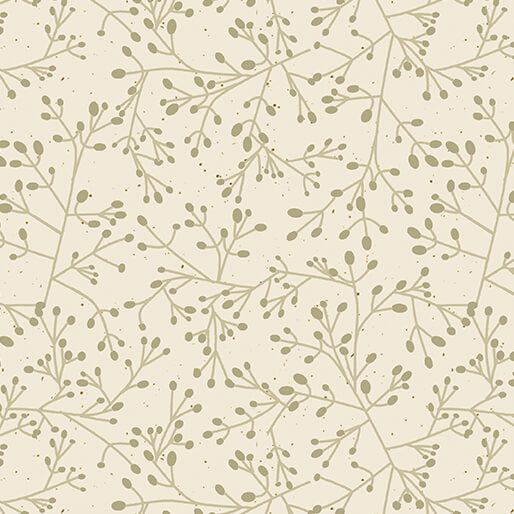 Fabric Benartex Natural Tallium Tangle Wishflower 108" Wide Back by the Quarter Yard 16698W-70