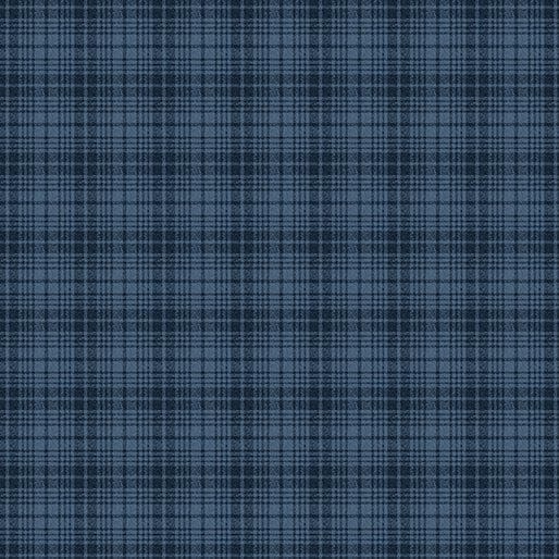 Fabric Benartex Navy Tonal Plaid American Valor by the Quarter Yard 16879-56