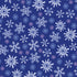 Pattern of white snowflakes on a blue background