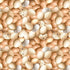 Pattern of beige and brown eggs with speckles on a matching background
