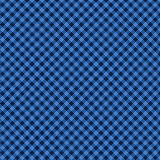 Blue checkered pattern