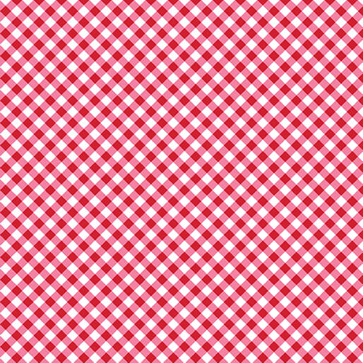 Red and white checkered pattern