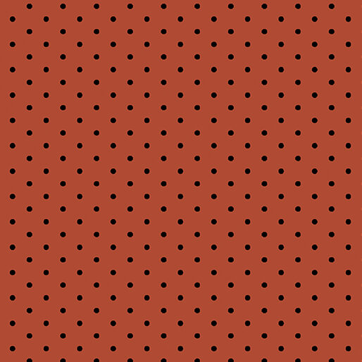 Fabric Benartex Red/Black Dot Prairie Chicks by the Quarter Yard 16758-21