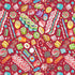 Fabric Benartex Red Magical Sweets Pearlescent Magical Season by the Quarter Yard 16726P-19