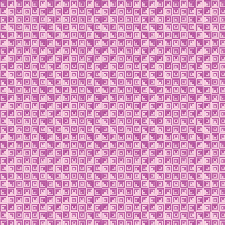 A repeating geometric pattern of small pink and lavender squares arranged in rows, filling the entire frame.