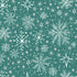 Fabric Benartex Teal Snow Frost Pearlescent Magical Season by the Quarter Yard 16727P-85
