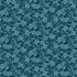 Blue floral pattern on a blue background